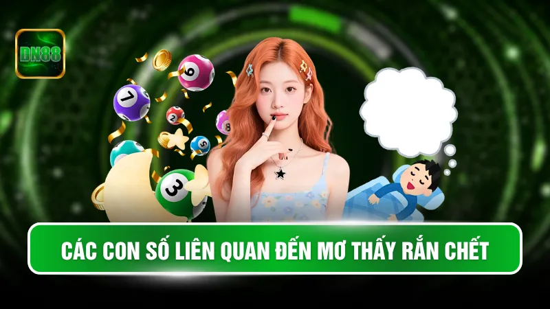 Các con số liên quan đến mơ thấy rắn chết